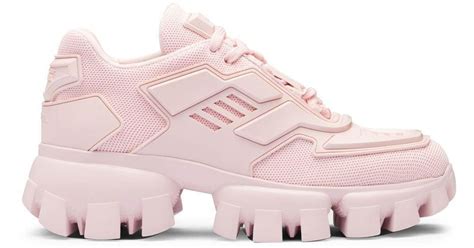 prada cloudbust thunder pink|Prada black cloudbust thunder sneakers.